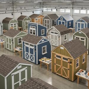 Drone Image of shed show